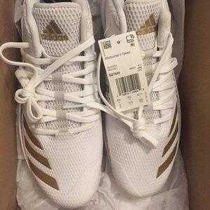 Size 9 men metal baseball cleats